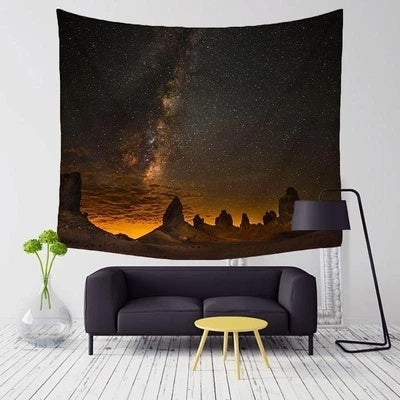 Starry Fire Forest
